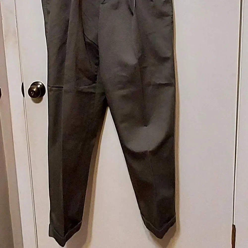Gap Gapkhakis Relaxed Fit Mens Pants Gray 34-30 Casual/ Work Wear